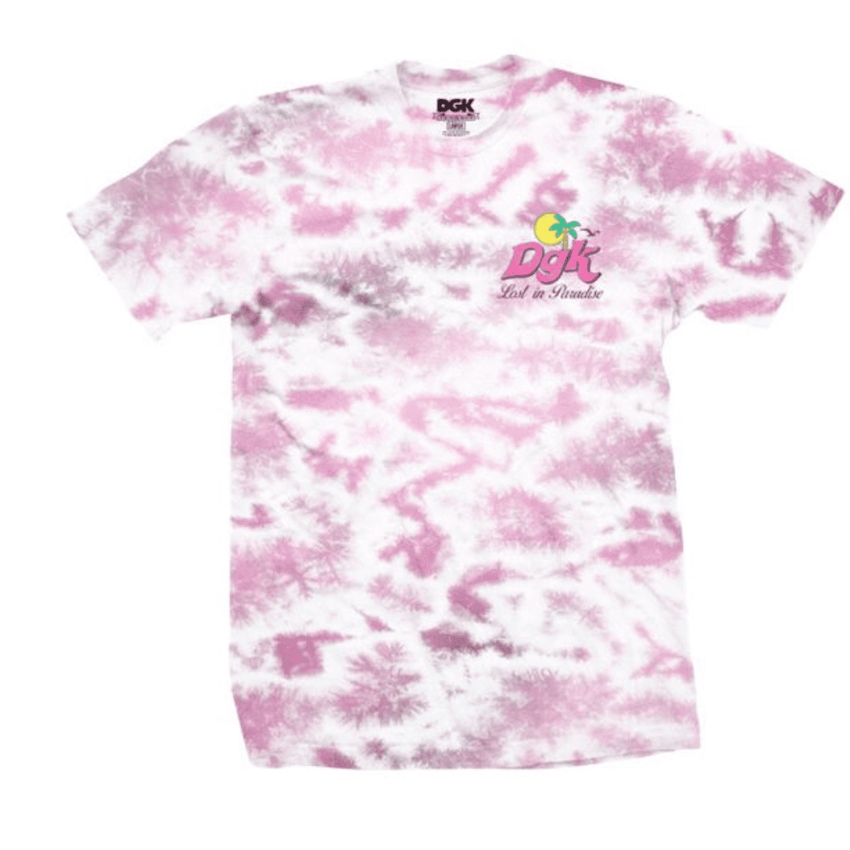 DGK Lost in Paradise T Shirt Pink