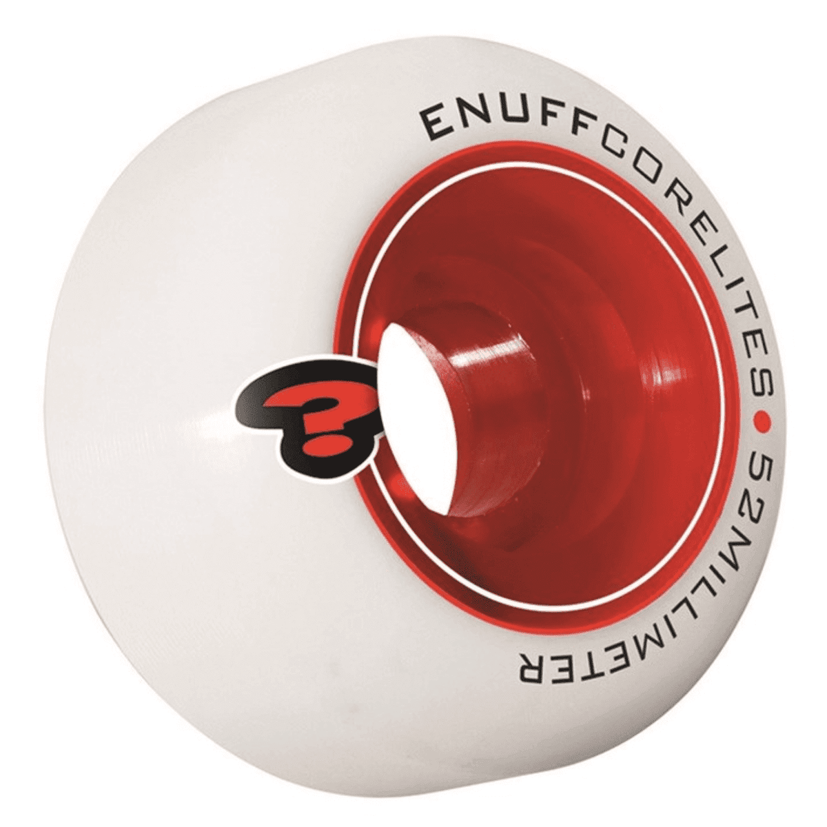 Enuff Corelite Skateboard White/Red Wheels 52mm 101a