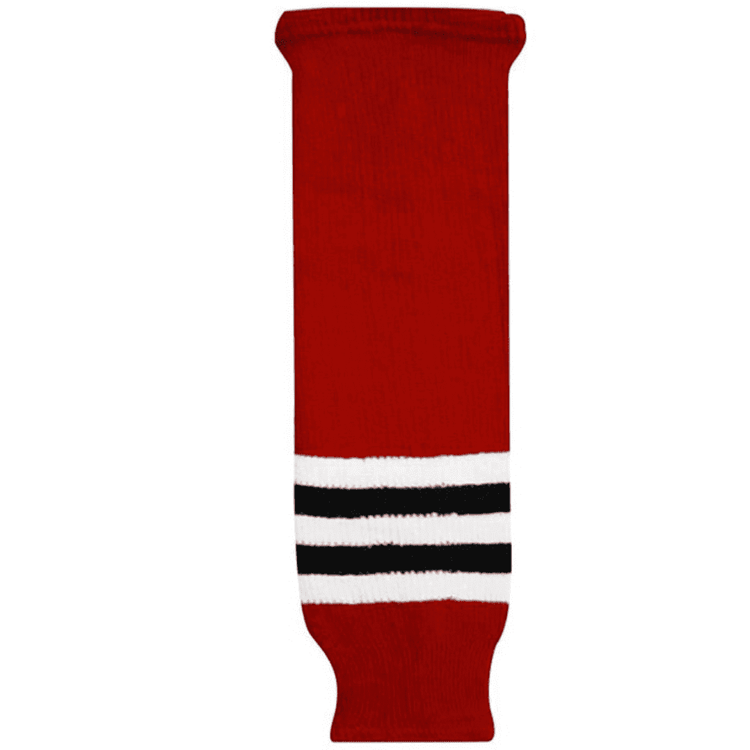 Chicago Blackhawks Knitted Hockey Socks - Youth