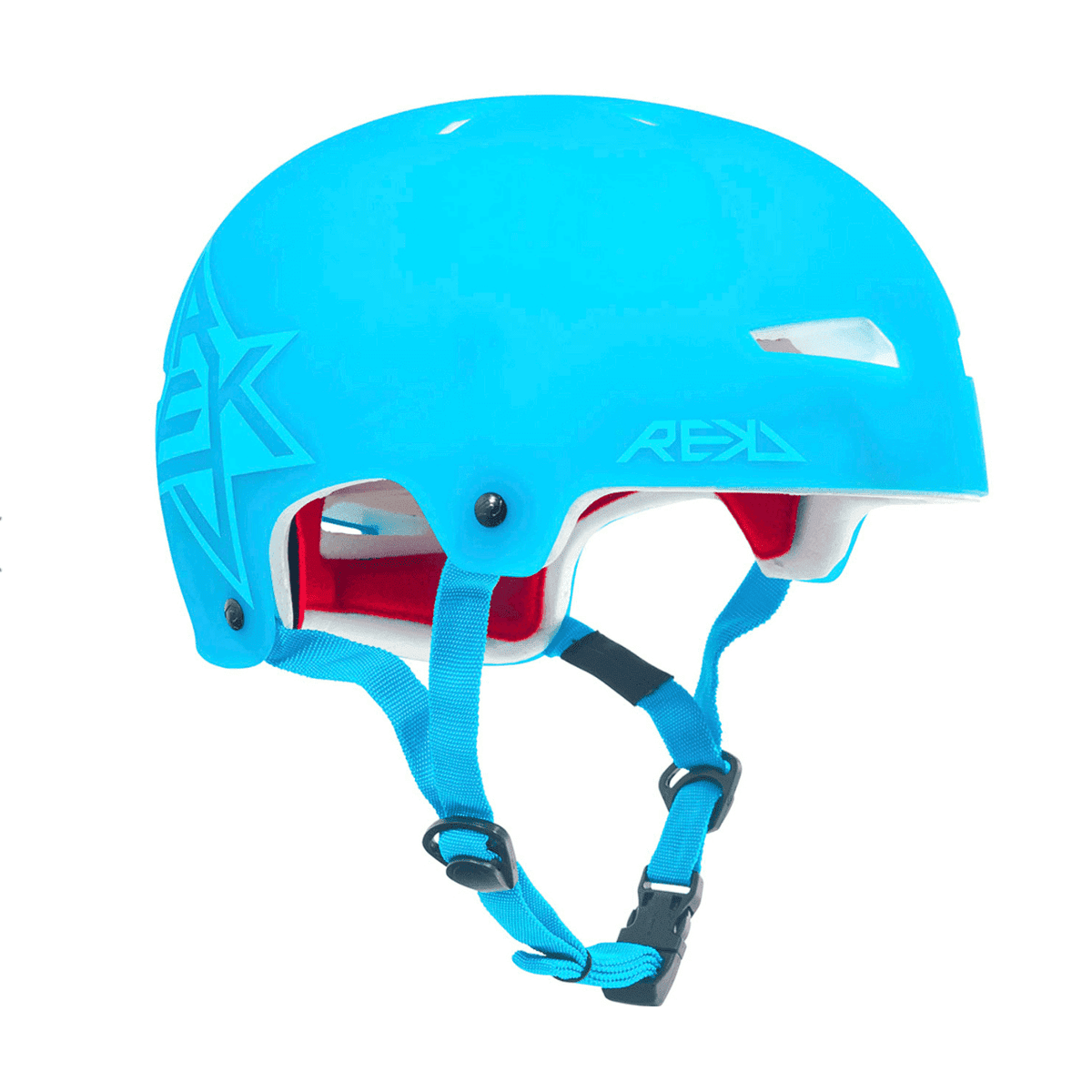 REKD Elite Transparent Helmet Blue