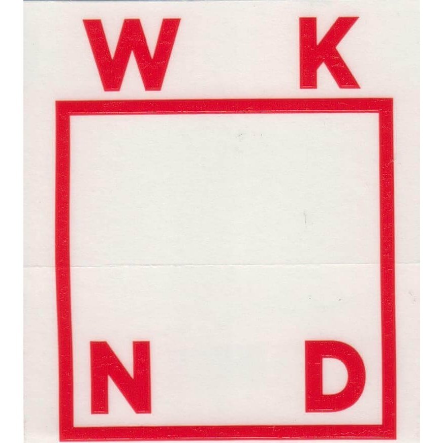 WKND Logo Sticker Red