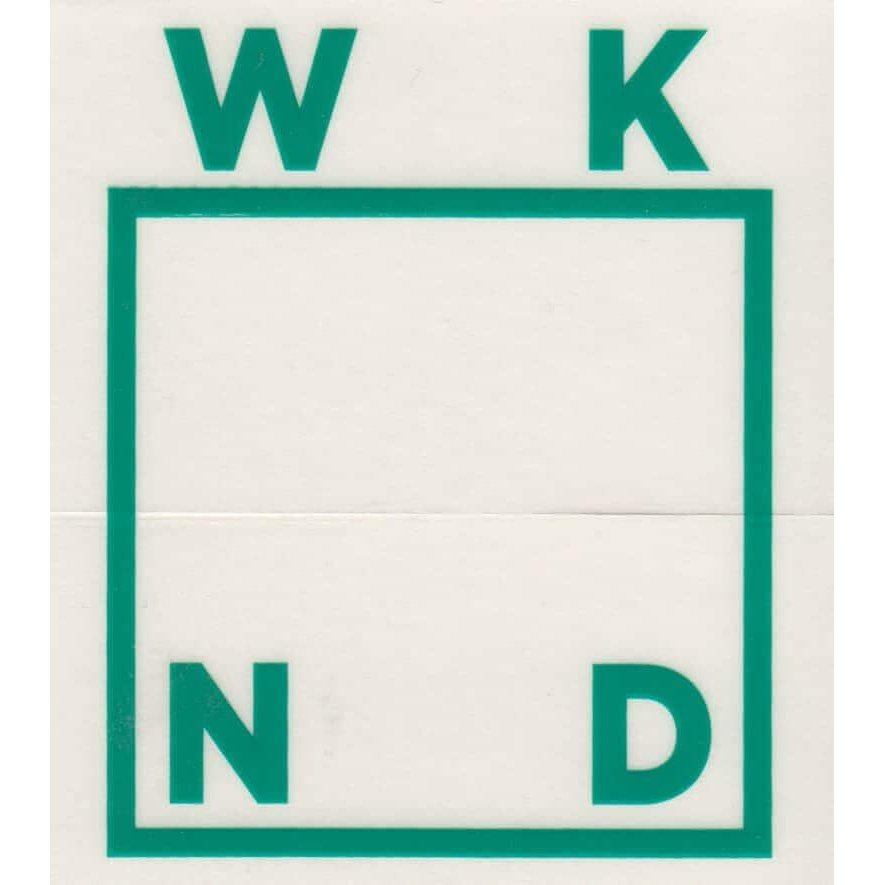 WKND Logo Sticker Jade