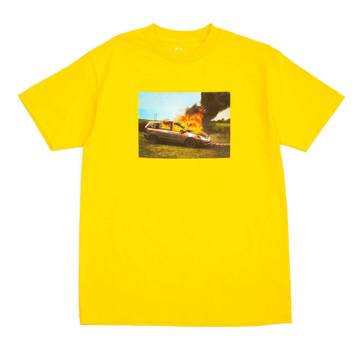WKND Van on Fire T-Shirt Yellow