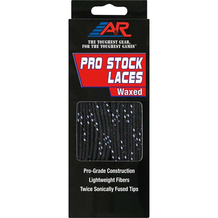 A&R Pro Stock Black Waxed Laces