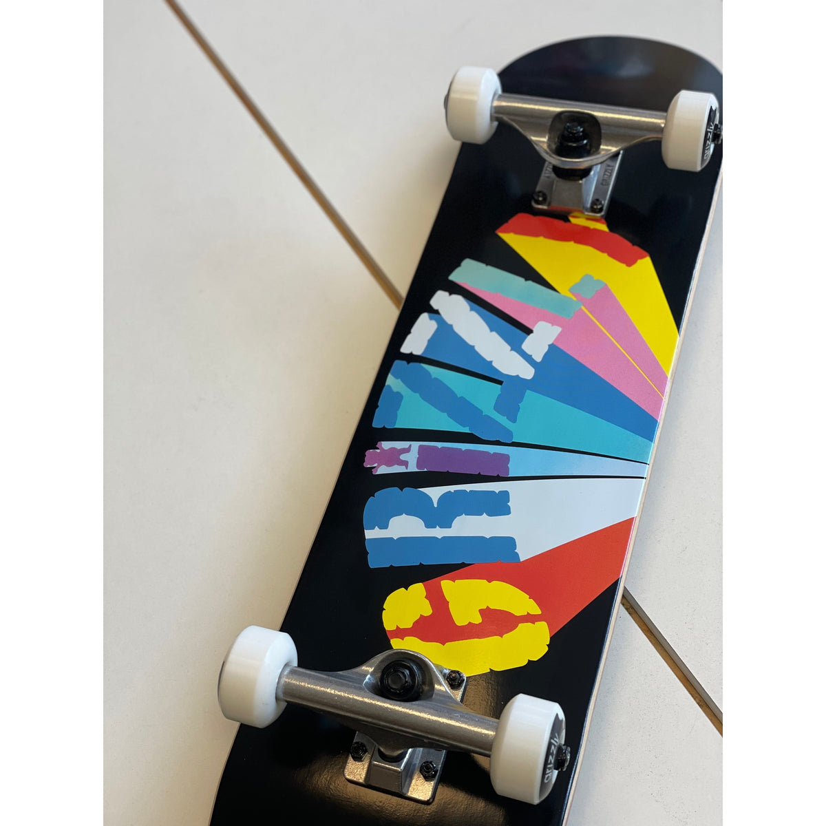 Grizzly Colour Wheel Complete Skateboard 7.75"