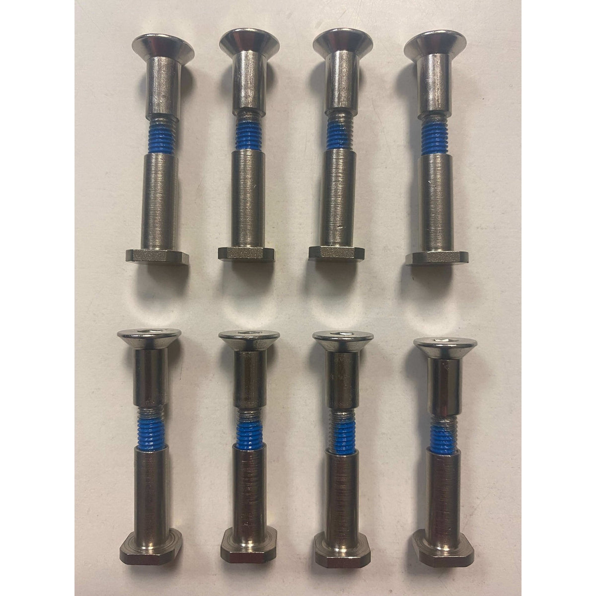 Helo 6mm Square Head Wheel Axle Bolts - 8 Pack