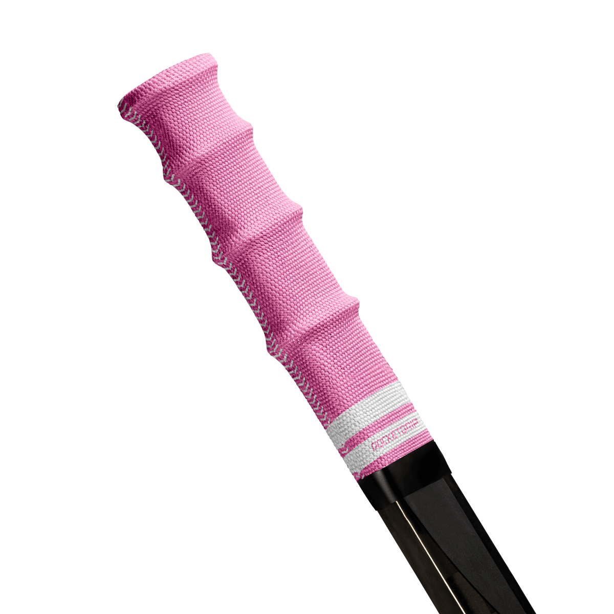 RocketGrip Color Fabric Hockey Grip - Pink / White