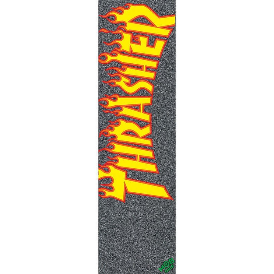 MOB X Thrasher 9" Yellow And Orange Flame Grip Tape